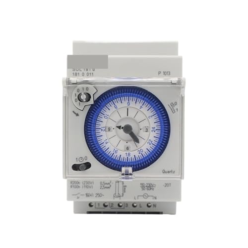 1 stück SUL181d 110-230VAC Analog 24 Stunden 3 Modul Segment DIN-SCHIENE Mit Power Mechanische Timer Schalter 1 stück SUL181d 110-230VAC Analog 24 Stunden 3 Modul Segment DIN-SCHIENE Mit Power Mechanische Timer Schalter von YMSJQTFF