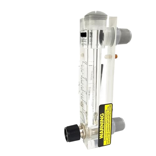 1Pcs Panel Typ Durchflussmesser Rotor Float Durchflussmesser Gas Flüssigkeit Fluss Regler(LZM-15-0.1-1 cube-h) von YMSJQTFF