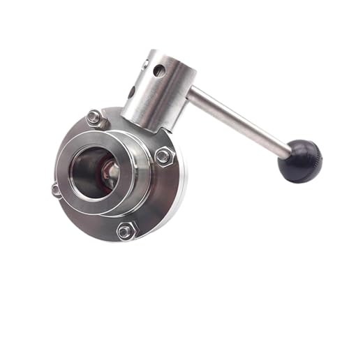 1pc 304 Edelstahl KF16 KF25 KF40 KF50 Vakuum Manuelle Schmetterling Ventil Cut-off Flow Controller Geeignet(KF40) von YMSJQTFF