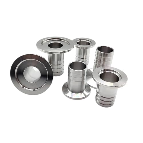 1pc KF10 KF16 KF25 Vakuum Klemme Schlauch Barb OD6 20 25 38mm 304 Edelstahl Sanitär Flansch Adapter rohr Fitting(KF40,32mm) von YMSJQTFF