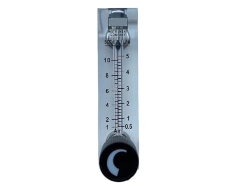 Gas-Luft-Durchflussmesser 1/4" BSPT Innengewinde Quadratischer Panel-Typ Rotameter LZT-6T 0,1-1LPM 10-100LPM 1-10LPM 2-20LPM 0,5-5LPM(0.1-1.5LPM) von YMSJQTFF