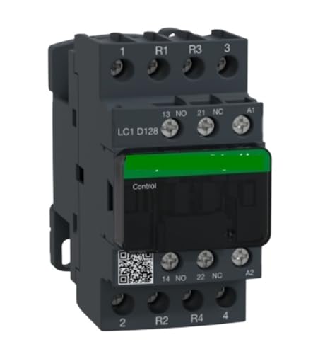 LC1D128M7C LC1D128M7 Schütz, 4P (2NO+2NC), AC-1, 0 bis 440V, 25A, 220VAC 50/60Hz Spule von YMSJQTFF