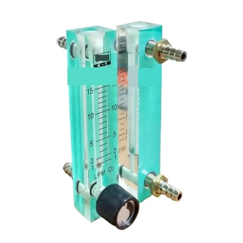 LZM-6T Sauerstoff-Mikro-Luftdurchflussmesser Rotameter Einstellventil 8 mm Schlauchanschluss 1-5 1-10 2-15 2-20 2-25 2-30 3-35 4-40 6-60(2-25LPM) von YMSJQTFF