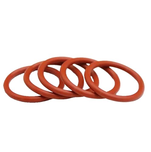 5 teile/los Rot Silikon Ringe Silikon O Ring Dicke 3,1mm Od21-30mm Gummi O-ring Dichtung Dichtung Ring, 21x14.8x3.1mm, 5 Pieces von YMURAL