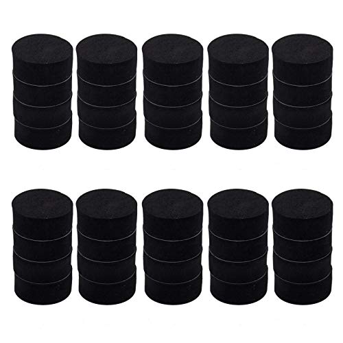 YMWALK 40Pcs Unsichtbare Pflanzentopffüße, rutschfeste Schwarze Blumentopf-Riser mit starken selbstklebenden Eva-Pads für Blumentopf- und Möbelfüße, um Kratzer auf dem Boden zu vermeiden von YMWALK