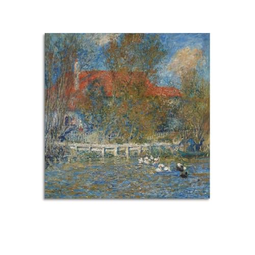YMXSDIMDS Pierre-Auguste Renoir Gemälde Poster "Der Ententeich" von Pierre-Auguste Renoir, ästhetischer Druck, Kunstdruck, Leinwand, moderne Schlafzimmerdekoration, 70 x 70 cm YMXSDIMDS Pierre-Auguste Renoir Gemälde Poster "Der Ententeich" von Pierre-Auguste Renoir, ästhetischer Druck, Kunstdruck, Leinwand, moderne Schlafzimmerdekoration, 70 x 70 cm von YMXSDIMDS