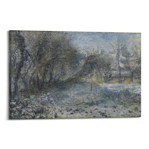 YMXSDIMDS Pierre-Auguste Renoir Gemälde Poster mit schneebedeckter Landschaft auf Leinwand, Wandkunst, Wohnzimmer, Schlafzimmer, 20 x 30 cm YMXSDIMDS Pierre-Auguste Renoir Gemälde Poster mit schneebedeckter Landschaft auf Leinwand, Wandkunst, Wohnzimmer, Schlafzimmer, 20 x 30 cm von YMXSDIMDS