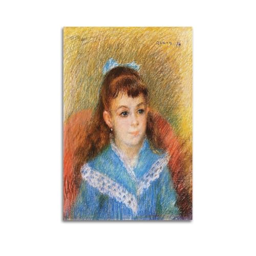 YMXSDIMDS Porträt eines jungen Mädchens Elisabeth Maître von Pierre-Auguste Renoir Gemälde Poster auf Leinwand, Wandkunst, dekoratives Schlafzimmer, modernes Zuhause, 20 x 30 cm YMXSDIMDS Porträt eines jungen Mädchens Elisabeth Maître von Pierre-Auguste Renoir Gemälde Poster auf Leinwand, Wandkunst, dekoratives Schlafzimmer, modernes Zuhause, 20 x 30 cm von YMXSDIMDS