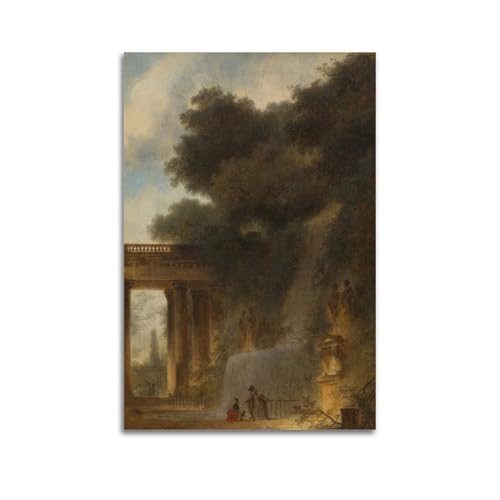 YMXSDIMDS Poster, Motiv: The Cascade von Jean Honore Fragonard, Wandkunst, Leinwanddruck, Hängebild, Heimdekoration, Idee, 40 x 60 cm YMXSDIMDS Poster, Motiv: The Cascade von Jean Honore Fragonard, Wandkunst, Leinwanddruck, Hängebild, Heimdekoration, Idee, 40 x 60 cm von YMXSDIMDS