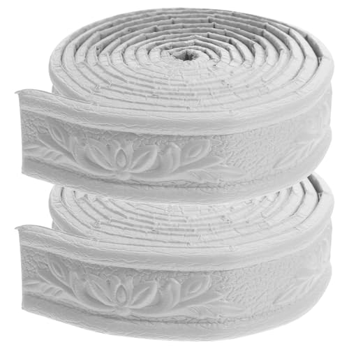 YMYGCC 2 rolle Klebeband Grenze Spiegel Rahmen Grenze Wand Sockel Grenze Kanten Streifen Selbst Klebe Wand Aufkleber Aufkleber Wasserdicht von YMYGCC