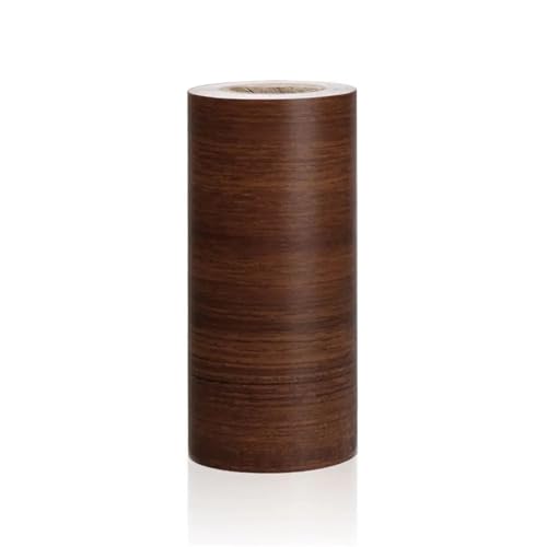 YMYGCC PVC Selbstklebende Wasserdichte Holz Taille Linie Tapete Wohnzimmer Sockelleisten Vinyl Aufkleber Baseboard Wand Grenze Ecke Aufkleber(Light Brown,5cm x 5m) von YMYGCC