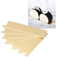 100 Stück rechteckige Tortenplatten, Cupcake-Mousse-Dessert-Tablett, Dekorationswerkzeuge aus Karton FLITI von YMYNY