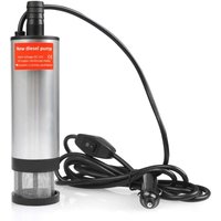 Ymyny - 12 v 51 mm Tauchpumpe, Auto-Kraftstofftransferpumpe für Wasser, Diesel, Flüssigkeit, Edelstahl-Fahrzeugpumpe mit Zigarettenanzünder, Auto, von YMYNY