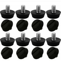 16 Stück verstellbare Möbelbeine, Nivellierungspads, Tisch- und Stuhlbeine, verstellbarer Bodenschutz, M6 x 10 x 20 mm MUMU 16 Stück verstellbare Möbelbeine, Nivellierungspads, Tisch- und Stuhlbeine, verstellbarer Bodenschutz, M6 x 10 x 20 mm MUMU von YMYNY