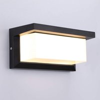18W Outdoor LED Wandleuchte mit Bewegungsmelder Moderne wasserdichte LED Wandlampe Warm 3000K IP65 Wasserdicht Spezifikation 26 12 12cm-1pc MUMU 18W Outdoor LED Wandleuchte mit Bewegungsmelder Moderne wasserdichte LED Wandlampe Warm 3000K IP65 Wasserdicht Spezifikation 26 12 12cm-1pc MUMU von YMYNY