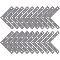 20 Stück Regalträger Möbelbefestigung Stahlhalterungen Edelstahl Flachplatten Möbel Eckhalterungen FLITI 20 Stück Regalträger Möbelbefestigung Stahlhalterungen Edelstahl Flachplatten Möbel Eckhalterungen FLITI von YMYNY