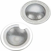 Ymyny - 2er-Pack kleine Spülbeckensiebe aus Edelstahl (klein)(S) – ideal für Küchenspüle, Spülbecken, Dusche, Badewanne mumu von YMYNY