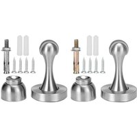 2er-Set magnetischer Türstopper aus Edelstahl, stark und flexibel, zur Wandmontage, robust und langlebig, mit schalldämmendem Gummi. MUMU 2er-Set magnetischer Türstopper aus Edelstahl, stark und flexibel, zur Wandmontage, robust und langlebig, mit schalldämmendem Gummi. MUMU von YMYNY