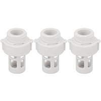 3-teiliger Pool-Schlauch-Ablassstopfen-Anschluss, Pool-Schlauchadapter, Wasserablassschraube für runde Pools Intex 10184, 25 mm Gewinde Ymyny von YMYNY