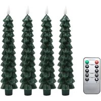 4 Stück flammenlose Stabkerzen mit 6-Stunden-Timer, 9,5 Zoll große Weihnachtsbaum-Kerzenständer, batteriebetriebene Fensterkerzen aus echtem Wachs 4 Stück flammenlose Stabkerzen mit 6-Stunden-Timer, 9,5 Zoll große Weihnachtsbaum-Kerzenständer, batteriebetriebene Fensterkerzen aus echtem Wachs von YMYNY