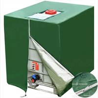 Crediri Crediri Abdeckung für 1000L Tank, Sonnenschutzabdeckung für ibc Regenwassertank, Staubdicht Anti-UV, Schutzabdeckung, Schutzhülle von YMYNY