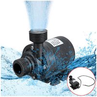 Crediri Hochleistungs-Tauchpumpe mit geringem Geräuschpegel, DC12V 5M, 800L/H, bürstenlose 4-Punkt-Düsenpumpe mit DC 50cm Kabel von YMYNY