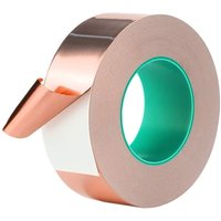 Ymyny - Doppelseitiges Klebeband aus Kupferfolie, elektrisch leitfähiges Klebeband, 1 Stück, 0,05 mm x 10 mm x 20 m, leitfähiger Klebstoff für von YMYNY