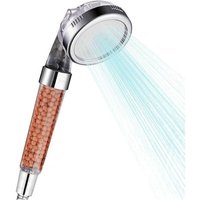 Ymyny - Duschkopf-Set, Filterfilter, 3 Einstellungen, hoher Druck, wassersparender Strahl, Handbrause für trockene Haut und Haare (ohne Schlauch) mumu von YMYNY
