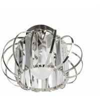 E27 Deckenleuchte Modernes Design in Chrom Metall Gold Silber - Silber - Ymyny von YMYNY