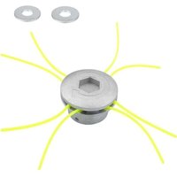 Fadentrimmerkopf, Doppelfadenspulenkopf, Nylonfaden für Benzin-Freischneider, Rasenmäher mumu von YMYNY