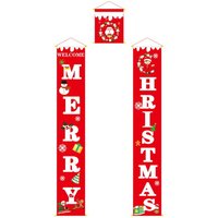 Frohe Weihnachten Banner Couplet Tür Vorhang Veranda kreative Liste Couplet Dekoration YMYNY von YMYNY