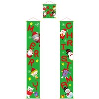Frohe Weihnachten Banner Couplet Tür Vorhang Veranda kreative Liste Couplet Dekoration YMYNY von YMYNY