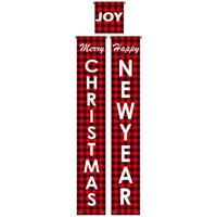 Frohe Weihnachten Banner Couplet Tür Vorhang Veranda kreative Liste Couplet Dekoration YMYNY von YMYNY