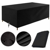 Ymyny - Gartenmöbel-Abdeckung 200x100x75cm Schutzplane Gartentisch Outdoor-Möbel-Abdeckung Wasserdicht Winddicht Anti-UV Kältebeständig Oxford-Gewebe von YMYNY