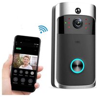 Ymyny - Home Smart WiFi Visual Doorbell V5 Drahtlose visuelle Türklingel Intercom Handy Video Türklingel mit Fernüberwachung mumu von YMYNY