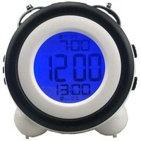 Intelligenter Wecker, Nachttischlampe mit Doppelglocke aus Metall, Nachtlicht mit intelligentem Sensor, elektronischer Wecker, leuchtende Uhr für Intelligenter Wecker, Nachttischlampe mit Doppelglocke aus Metall, Nachtlicht mit intelligentem Sensor, elektronischer Wecker, leuchtende Uhr für von YMYNY
