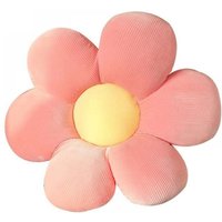 Kissen in Blumenform, 15,75 Zoll großes Plüschkissen mit sechs Blütenblättern in Rosa, Sitzkissen zur Heimdekoration MUMU Kissen in Blumenform, 15,75 Zoll großes Plüschkissen mit sechs Blütenblättern in Rosa, Sitzkissen zur Heimdekoration MUMU von YMYNY