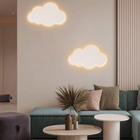 Led Wandleuchte Kinderzimmer Wandbeleuchtung Warmes Licht Schlafzimmer Leselampe Weiß Kreative Wolken Wohnzimmer Nachtlampe Flur Nachttischlampe Led Wandleuchte Kinderzimmer Wandbeleuchtung Warmes Licht Schlafzimmer Leselampe Weiß Kreative Wolken Wohnzimmer Nachtlampe Flur Nachttischlampe von YMYNY