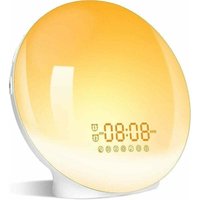 Ymyny - led Wake-up Light Radiowecker Helle Morgen-Nachttischlampe 20 Helligkeitsstufen Dämmerungssimulator 2 Wecker 7 Naturgeräusche Ymyny - led Wake-up Light Radiowecker Helle Morgen-Nachttischlampe 20 Helligkeitsstufen Dämmerungssimulator 2 Wecker 7 Naturgeräusche von YMYNY