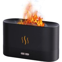 MUMU 0,18 l Aromadiffusor-Luftbefeuchter, 2-in-1-Aromatherapie-Diffusor, Luftbefeuchter, Flammennebel mit 2 Helligkeits-Nachtlichtern, automatische MUMU 0,18 l Aromadiffusor-Luftbefeuchter, 2-in-1-Aromatherapie-Diffusor, Luftbefeuchter, Flammennebel mit 2 Helligkeits-Nachtlichtern, automatische von YMYNY
