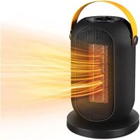 Mini-Heizlüfter 1200 W, 6 Modi, PTC-Keramik-Heizlüfter, Elektroheizung, 90 ° -Oszillation, einstellbarer Thermostat für Badezimmer, Büro, Wohnzimmer Mini-Heizlüfter 1200 W, 6 Modi, PTC-Keramik-Heizlüfter, Elektroheizung, 90 ° -Oszillation, einstellbarer Thermostat für Badezimmer, Büro, Wohnzimmer von YMYNY