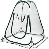 Mini-Pop-up-Gewächshaus, Gewächshausabdeckung für drinnen und draußen, kleines tragbares Gartenhaus, Pflanzenschutzhülle 70 x 70 x 80 cm Ymyny Mini-Pop-up-Gewächshaus, Gewächshausabdeckung für drinnen und draußen, kleines tragbares Gartenhaus, Pflanzenschutzhülle 70 x 70 x 80 cm Ymyny von YMYNY
