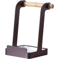 Multifunktionaler Deckel- und Löffelhalter, Löffel- und Schöpfkellenhalter, Küchenutensilienhalter, Schneidebretthalter, Löffelablage, Schwarz Multifunktionaler Deckel- und Löffelhalter, Löffel- und Schöpfkellenhalter, Küchenutensilienhalter, Schneidebretthalter, Löffelablage, Schwarz von YMYNY