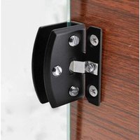 Ymyny - Paar Glastürscharniere, Ersatzteile für Keller-Clip-Türscharniere, geeignet für 5–10 mm dickes Glas mumu von YMYNY