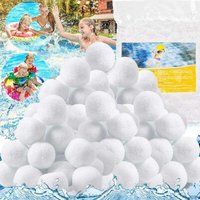 Pool-Filterball, 800 g Filterbälle ersetzen 29 kg Sand für Poolfilter, wiederverwendbarer Filterball gilt für Filterpumpe, Poolroboter, Skimmer, Pool-Filterball, 800 g Filterbälle ersetzen 29 kg Sand für Poolfilter, wiederverwendbarer Filterball gilt für Filterpumpe, Poolroboter, Skimmer, von YMYNY