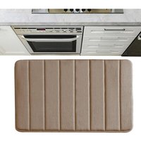 Schnelltrocknende Badematte, rutschfeste Badematte Schnelltrocknende und rutschfeste Badematte, Memory Foam-Badematte und Fußmatte von YMYNY