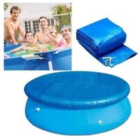 Schwimmbadabdeckungen mit 305 cm Durchmesser, runde Pool-Schutzabdeckung mit Seilbindern, langlebige staubdichte und winddichte Abdeckung für runde von YMYNY
