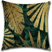 Stück Kissenbezug, Blumenpflanzenmuster, dekorative Kissenbezüge für Sofa, Dekokissen aus Leinenimitat, einfache Kissenbezüge, Kissenbezüge fürs von YMYNY
