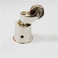 Stück Lenkrollen aus massivem Messing mit Schraubbefestigung – Antiker Vintage-Stil – Universelle Möbelrollen für Sofas und Tische Ymyny von YMYNY