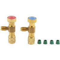 Stück Sicherheitsventil für flüssiges Kältemittel R410A R22 Klimaanlage Kältemittel Sicherheitsventil 1/4 Zoll Adapter mumu von YMYNY